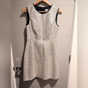 Shoshanna Elegant Silver Sleeveless Dress